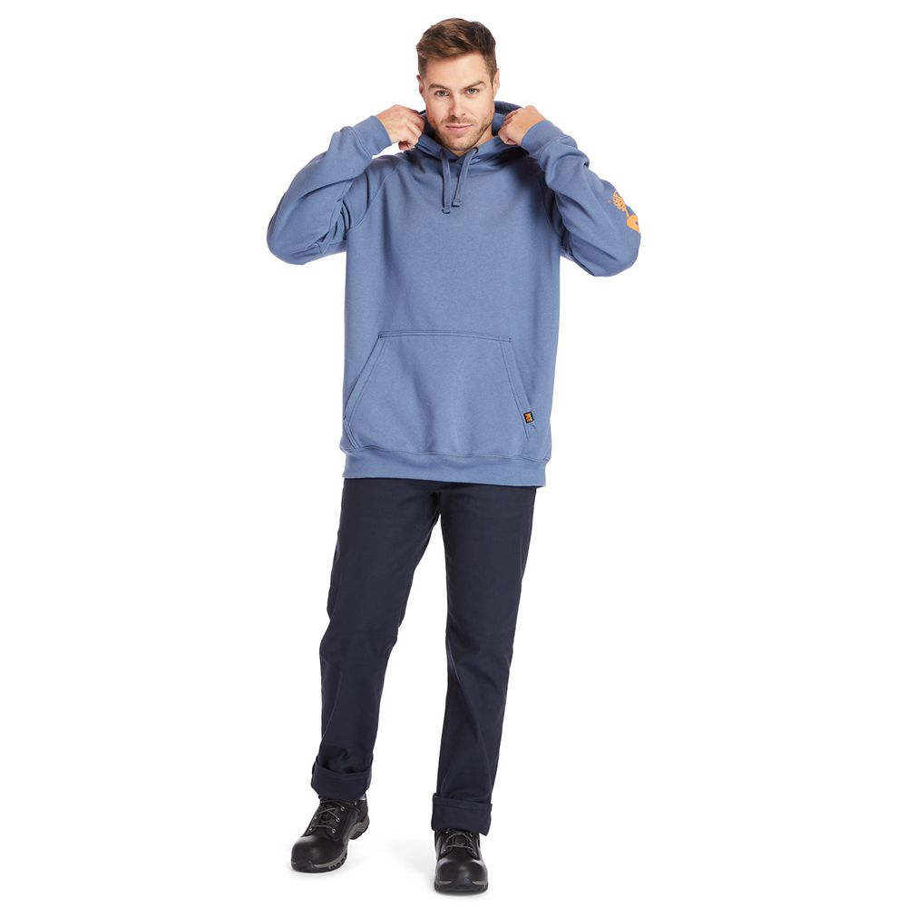 Sudadera Timberland Argentina Hombre - Pro® Big & Tall Hood Honcho Sport Hoodie - Azules - KNWDHG-78